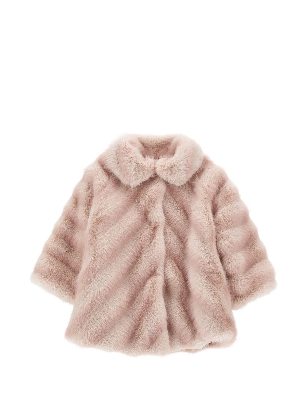 Cappotto per neonata Monnalisa pelliccia 37H1008033 0091 MONNALISA 