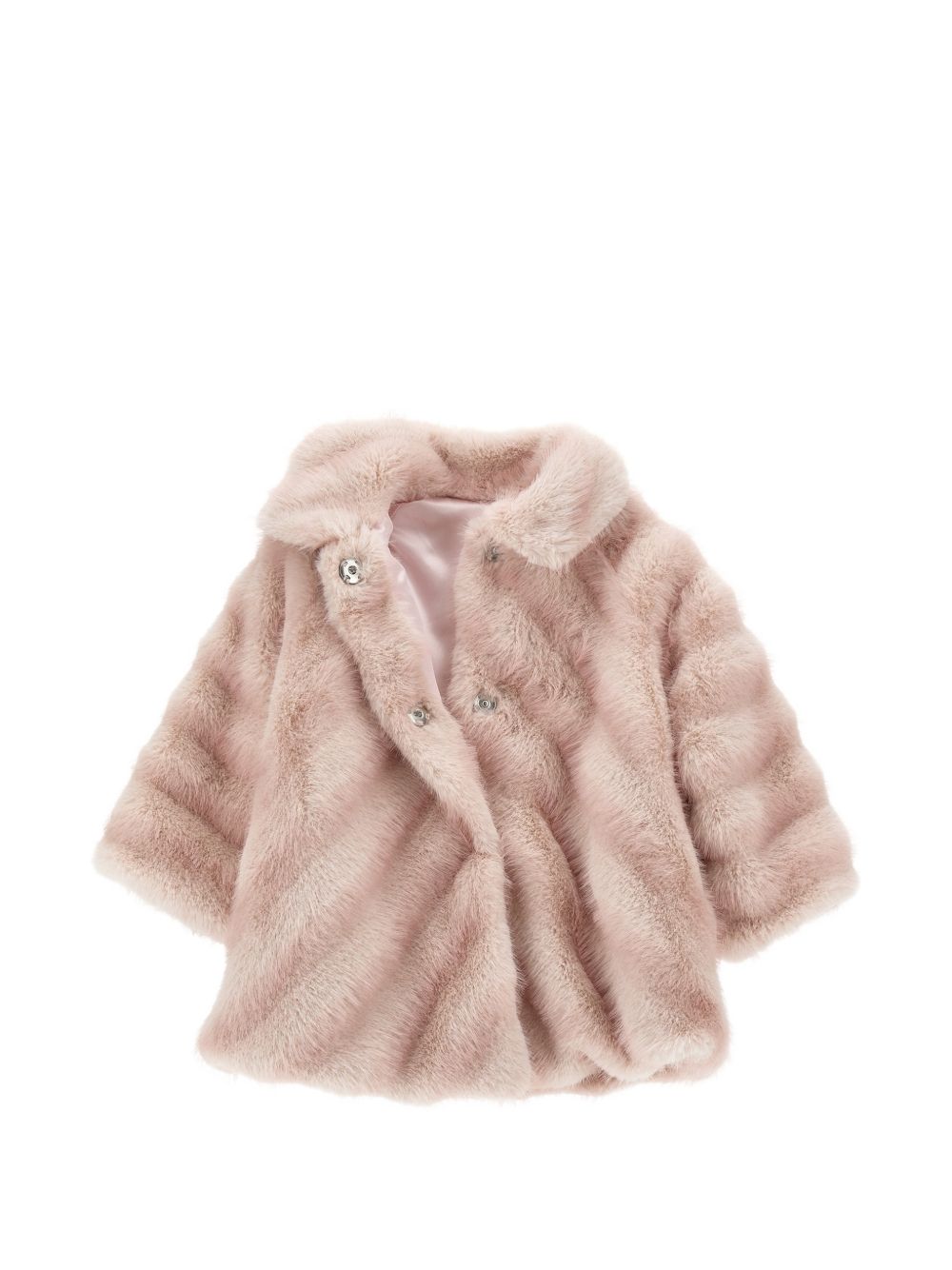 Cappotto per neonata Monnalisa pelliccia 37H1008033 0091 MONNALISA 