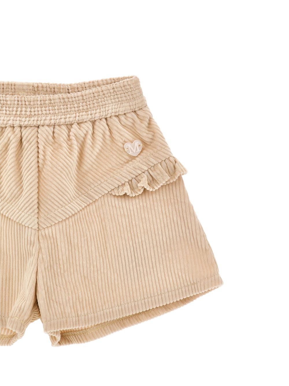 Shorts per neonata Monnalisa in velluto 37H4128852 003M MONNALISA 