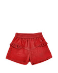 Shorts per neonata Monnalisa in velluto 37H4128852 0043 MONNALISA 