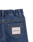 Jeans per neonata Monnalisa con ricamo 39H4088042 0055 MONNALISA 