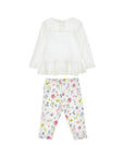 Completo per neonata Monnalisa a fiori 39H5018040 0163 MONNALISA 