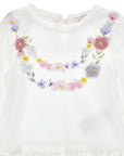 Completo per neonata Monnalisa a fiori 39H5018040 0163 MONNALISA 