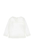 T-shirt per bambina Monnalisa con ricami 39H6088040 0001 MONNALISA 