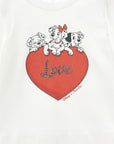 T-shirt per neonata Monnalisa con stampa 39H6148002 0001 MONNALISA 