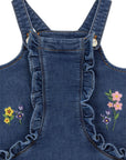 Salopette per neonata Monnalisa in jeans 39H9038042 0055 MONNALISA 