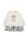 Abito per neonata Monnalisa con stampa 39H9048030 0133 MONNALISA 