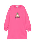 Abito per bambina Moschino Kids con teddy HBV0GYLCA94 51450 MOSCHINO KIDS 