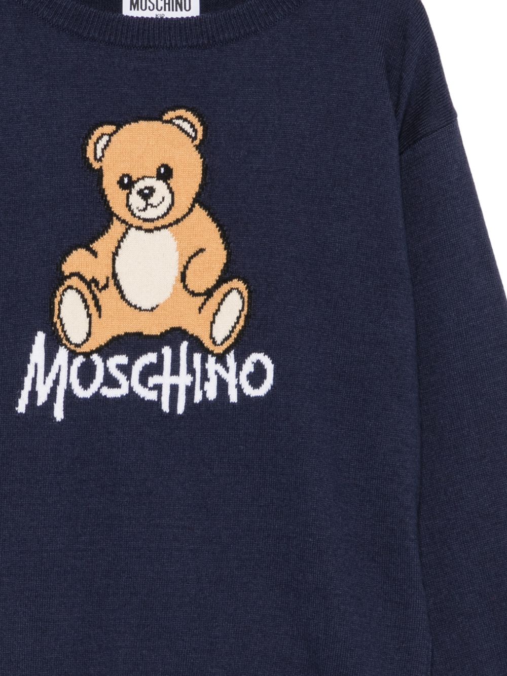 Maglione per bambino Moschino Kids con teddy HMW01ALHE43 40016 MOSCHINO KIDS 