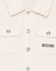Giacca unisex Moschino Kids teddy HUS05OLIA00 10203 MOSCHINO KIDS 