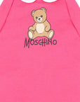 Tutina per neonata Moschino Kids con teddy M5Y037LCA40 51450 MOSCHINO KIDS 