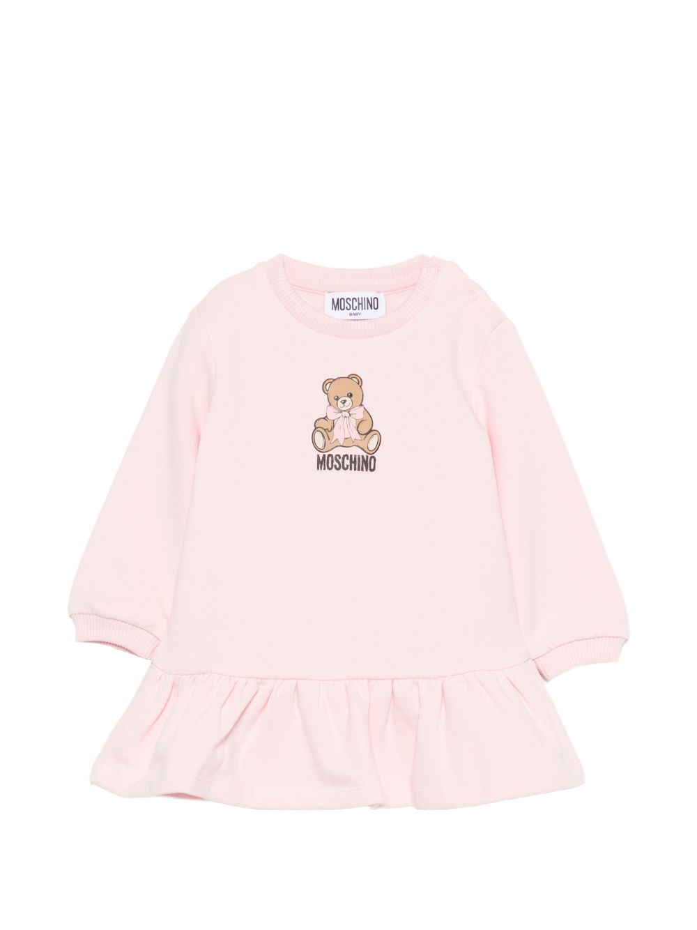 Abito per neonata Moschino Kids con teddy MBV0BKLDA18 50209 MOSCHINO KIDS 