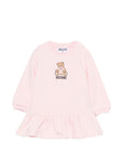 Abito per neonata Moschino Kids con teddy MBV0BKLDA18 50209 MOSCHINO KIDS 