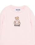 Abito per neonata Moschino Kids con teddy MBV0BKLDA18 50209 MOSCHINO KIDS 