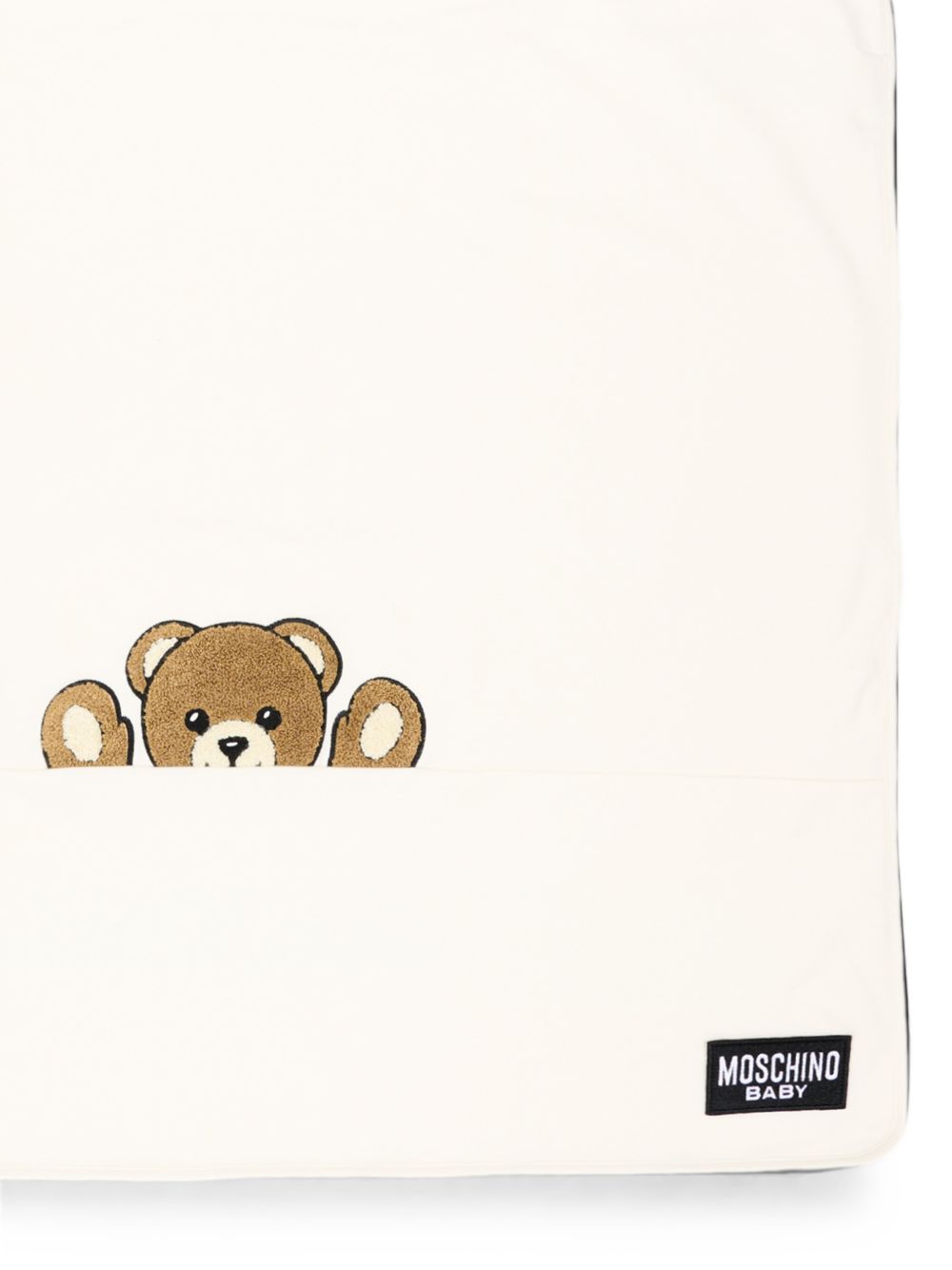 Coperta per neonato Moschino Kids con Teddy MUB00NLCA93 10063 MOSCHINO KIDS 