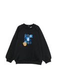 Felpa per neonato Moschino Kids con stampa MUF06ELCA77 60100 MOSCHINO KIDS 