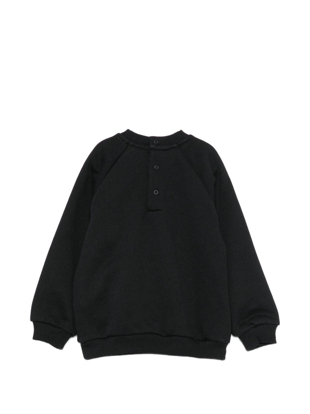Felpa per neonato Moschino Kids con stampa MUF06ELCA77 60100 MOSCHINO KIDS 