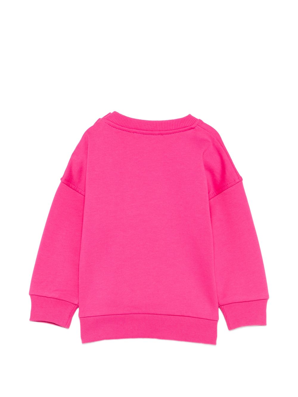 Felpa per neonata Moschino Kids con stampa MUF06HLCA83 51450 MOSCHINO KIDS 