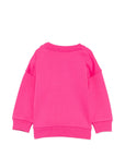 Felpa per neonata Moschino Kids con stampa MUF06HLCA83 51450 MOSCHINO KIDS 