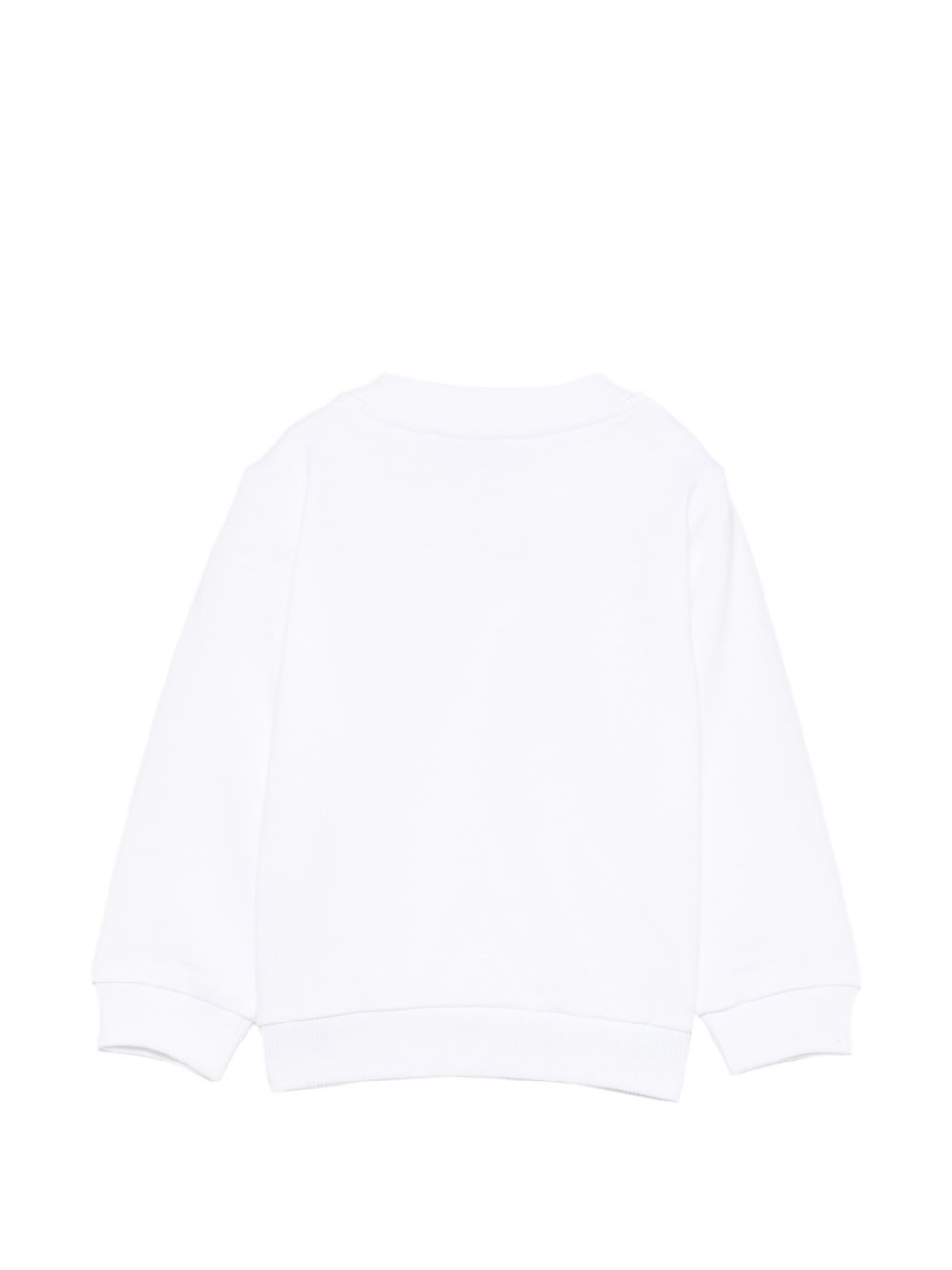 Felpa per neonato Moschino Kids con stampa MUF06JLCA83 10101 MOSCHINO KIDS 