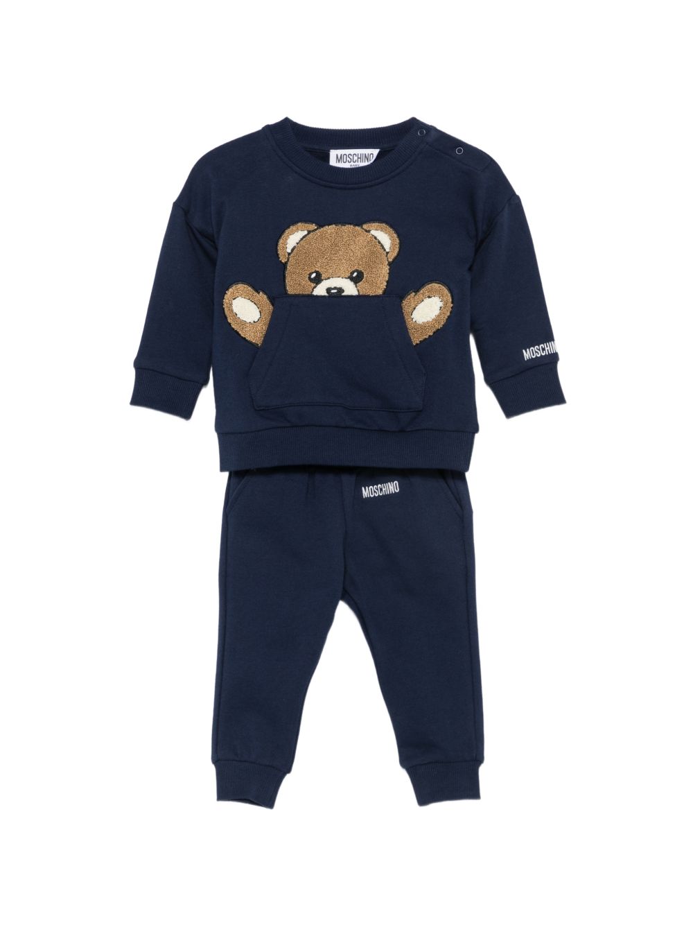 Completo per neonato Moschino Kids tuta MUK05VLCA93 40016 MOSCHINO KIDS 