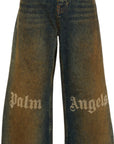 Jeans unisex Palm Angels Kids a gamba larga F6PAJBDP068 126 PALM ANGELS KIDS 