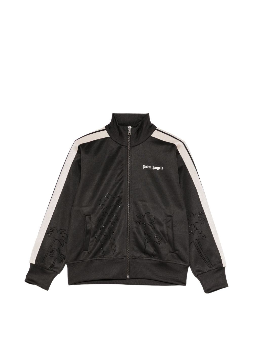 Giacca per bambina Palm Angels Kids con logo F6PAJBJK215 110 PALM ANGELS KIDS 