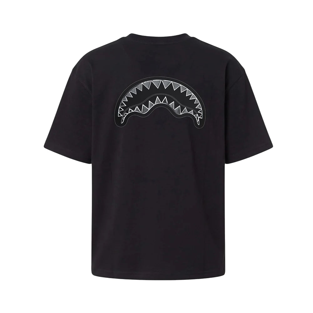T-shirt per bambino Sprayground Kids con logo SPY1512 BLK SPRAYGROUND KIDS 