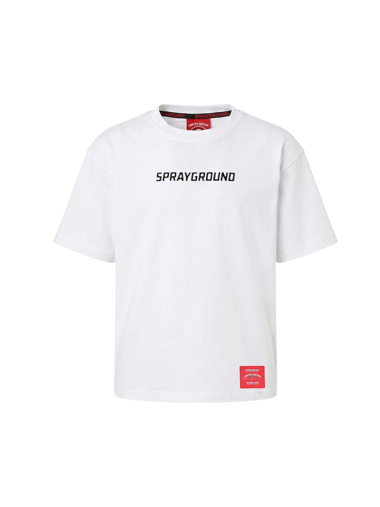 T-shirt per bambino Sprayground Kids con stampa SPY1565 WHT SPRAYGROUND KIDS 