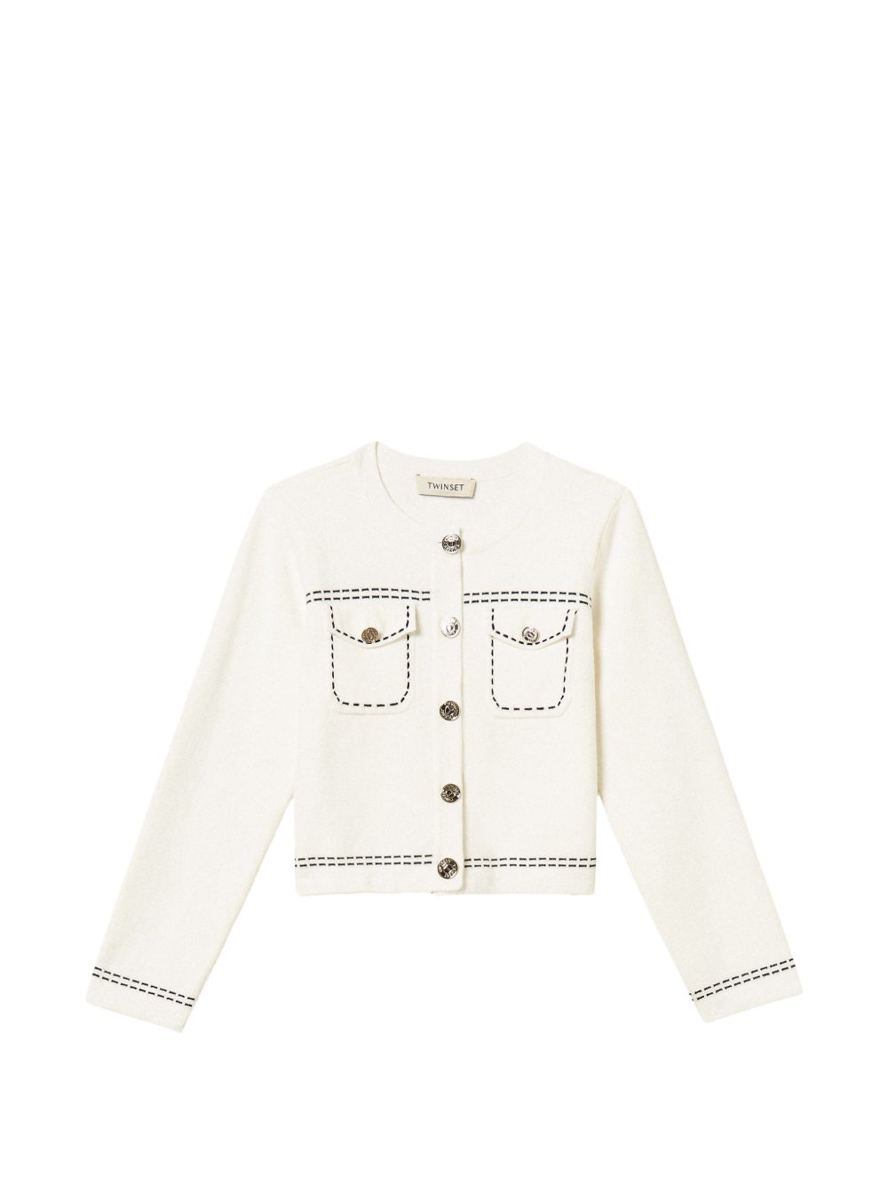 Giacca per bambina Twinset Kids in maglia 262GJ3020 13770 TWINSET KIDS 