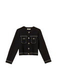 Giacca per bambina Twinset Kids in maglia 262GJ3020 13894 TWINSET KIDS 