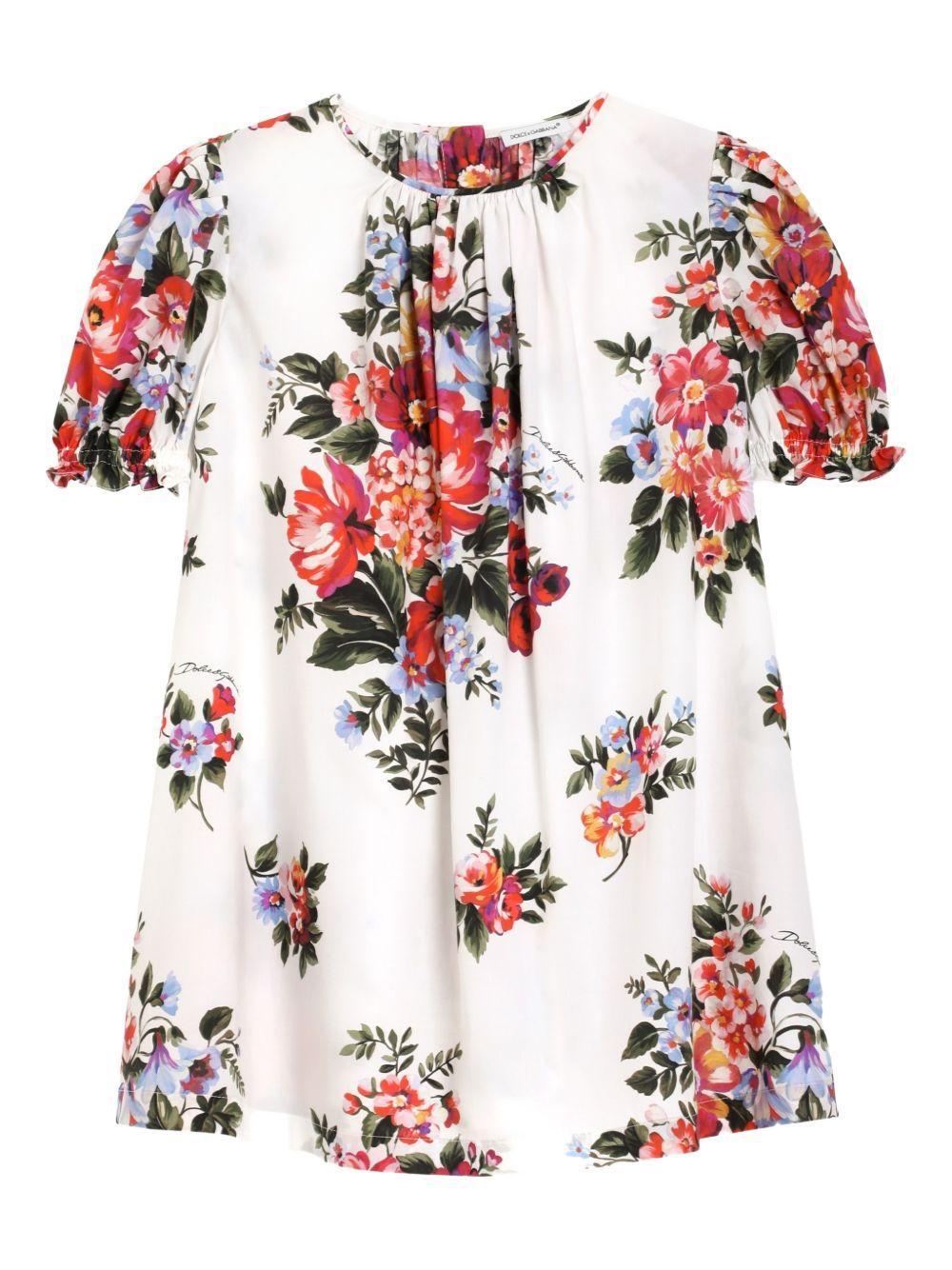 Abito per bambina Dolce & Gabbana Kids bouquet - Ninna Nanna