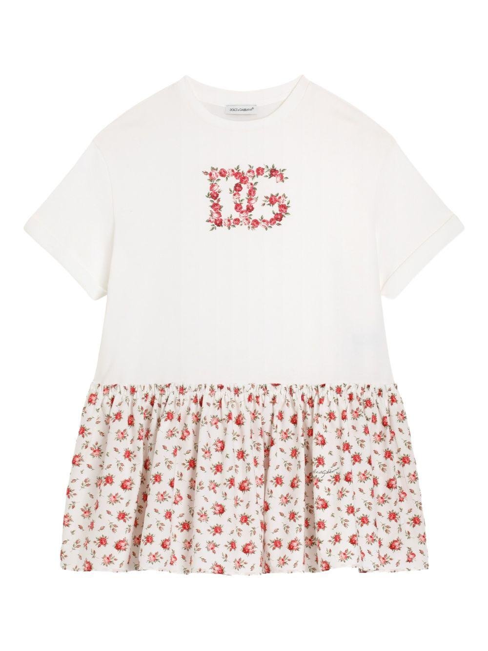 Abito per bambina Dolce & Gabbana Kids con rose - Ninna Nanna