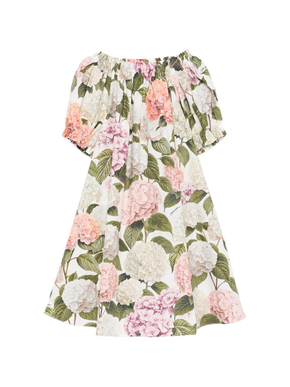 Abito per bambina Dolce & Gabbana Kids floreale - Ninna Nanna