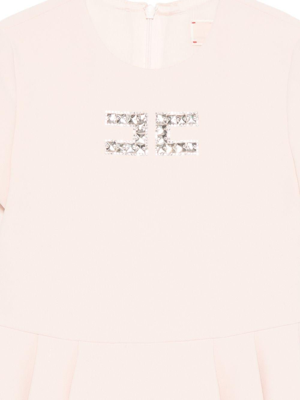 Abito per bambina Elisabetta Franchi Kids con logo - Ninna Nanna