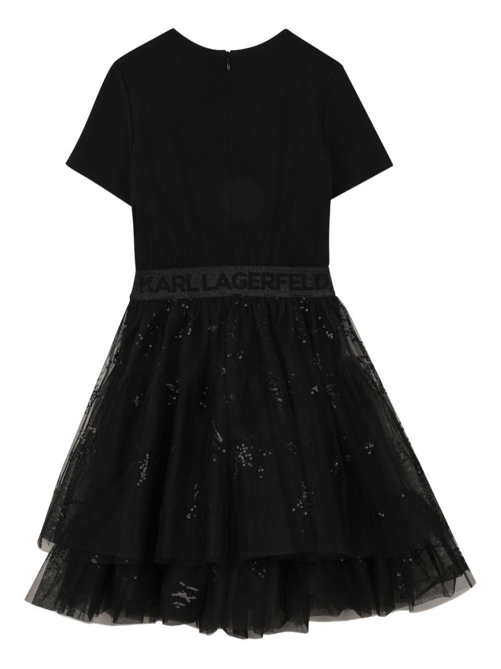 Abito per bambina Karl Lagerfeld Kids con balze - Ninna Nanna