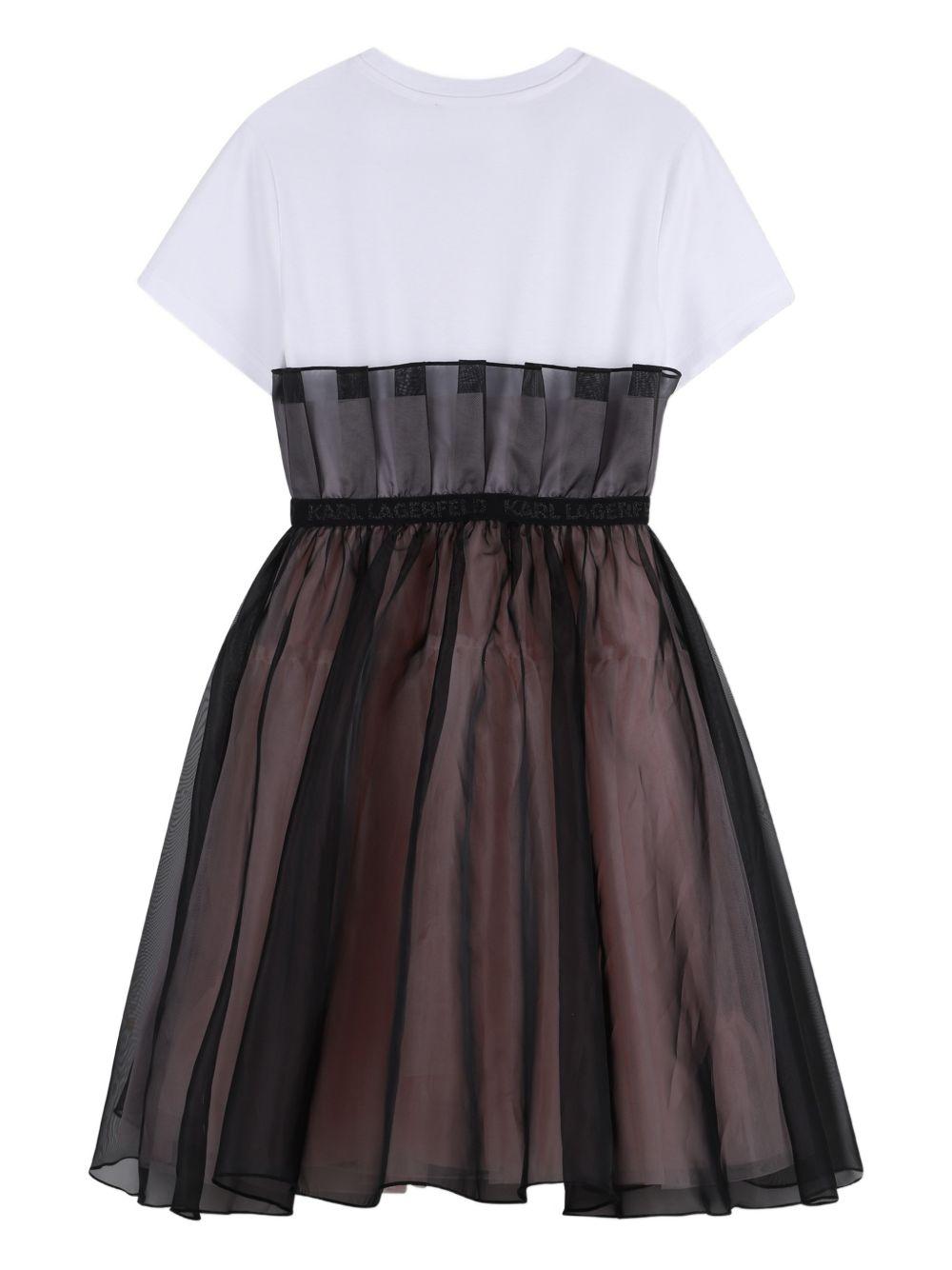 Abito per bambina Karl Lagerfeld Kids con logo - Ninna Nanna