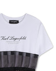 Abito per bambina Karl Lagerfeld Kids con logo - Ninna Nanna