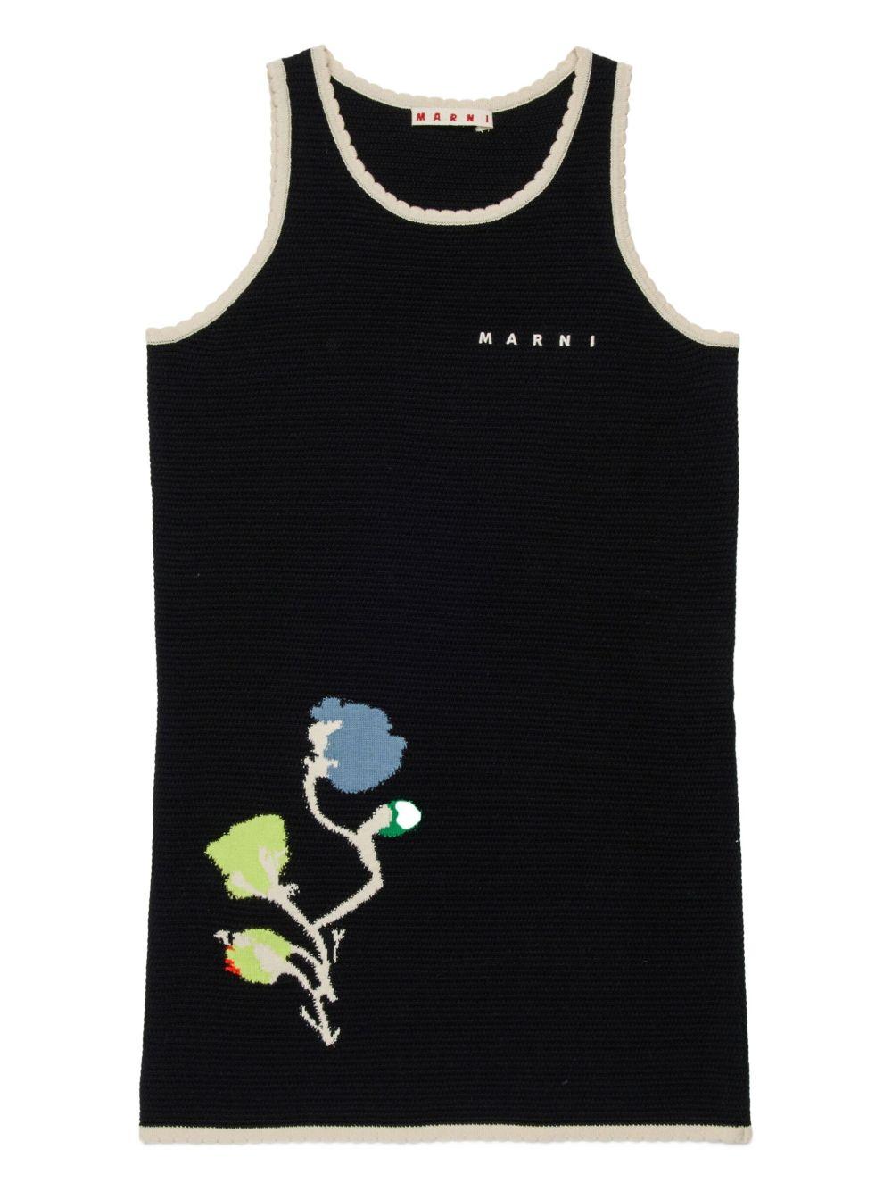 Abito per bambina Marni kids con fiore - Ninna Nanna