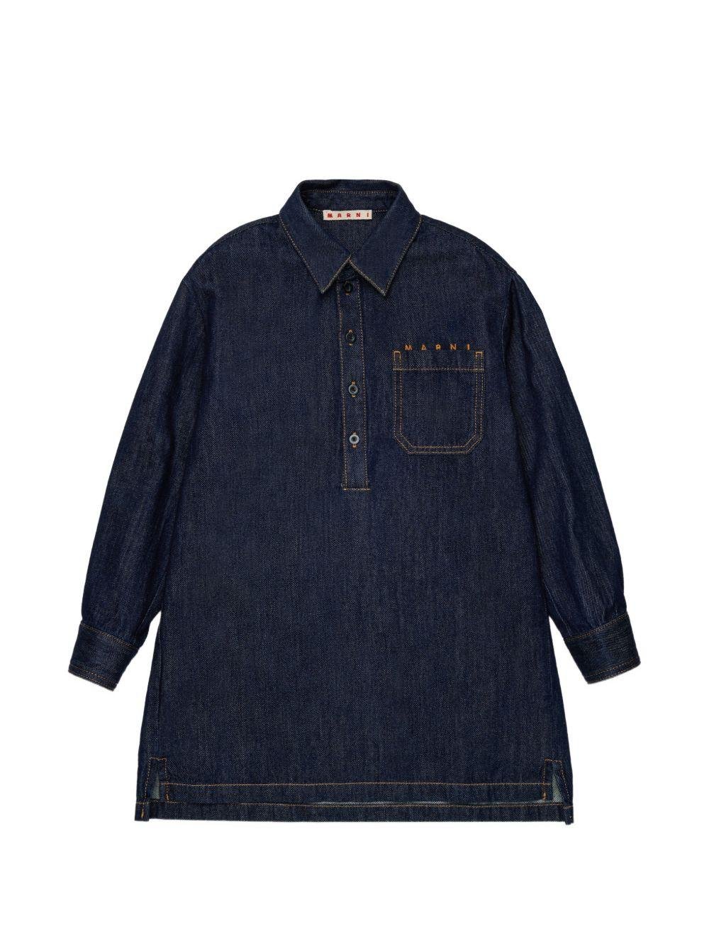 Abito per bambina Marni Kids in denim - Ninna Nanna