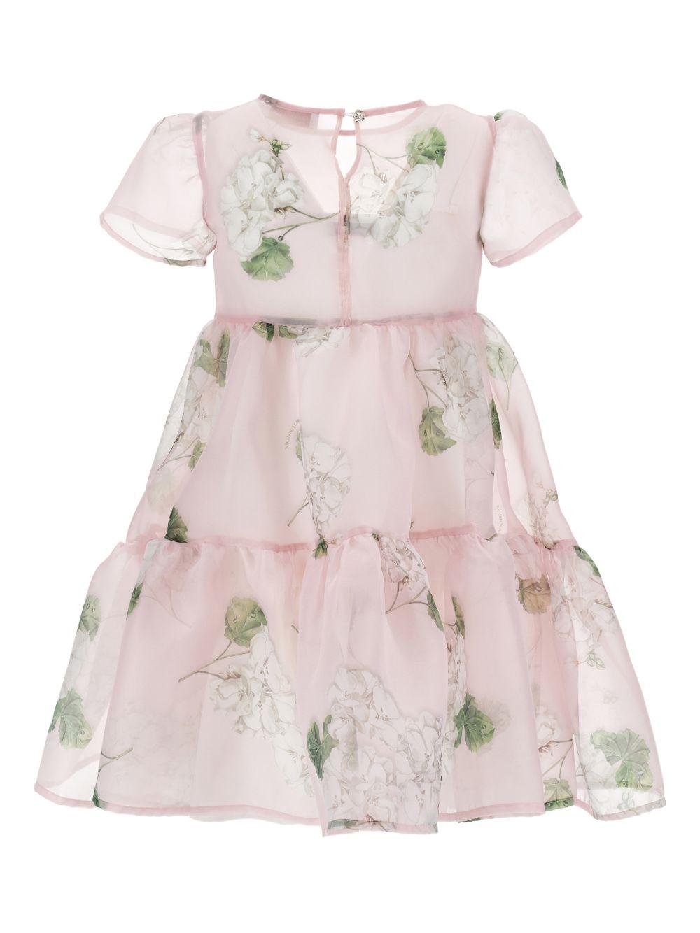 Abito per bambina Monnalisa a fiori - Ninna Nanna