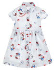 Abito per bambina Monnalisa con stampa - Ninna Nanna