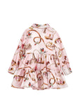 Abito per bambina Monnalisa con stampa - Ninna Nanna