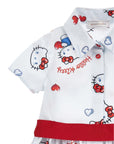 Abito per bambina Monnalisa con stampa - Ninna Nanna