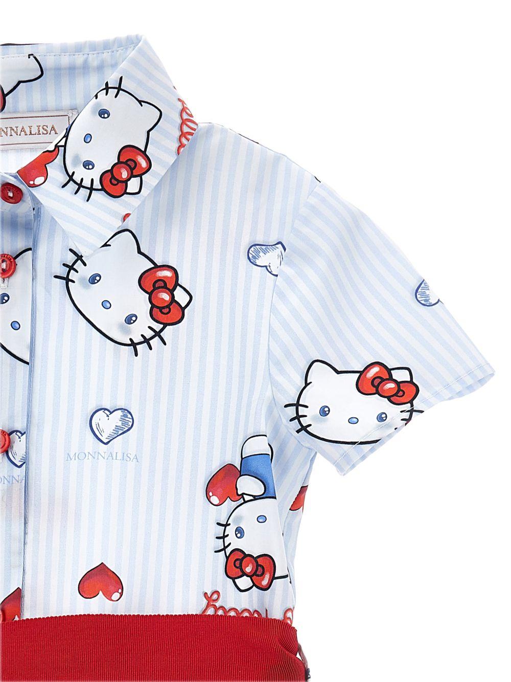 Abito per bambina Monnalisa con stampa - Ninna Nanna