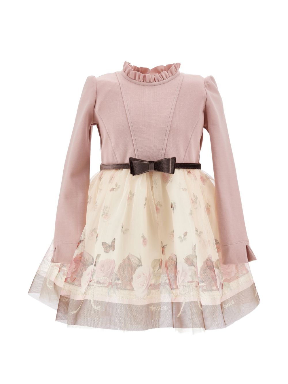 Abito per bambina Monnalisa con tulle - Ninna Nanna