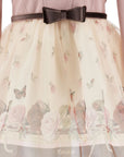 Abito per bambina Monnalisa con tulle - Ninna Nanna
