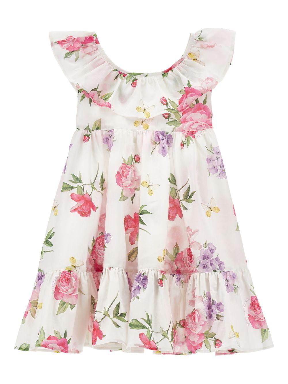 Abito per bambina Monnalisa floreale - Ninna Nanna