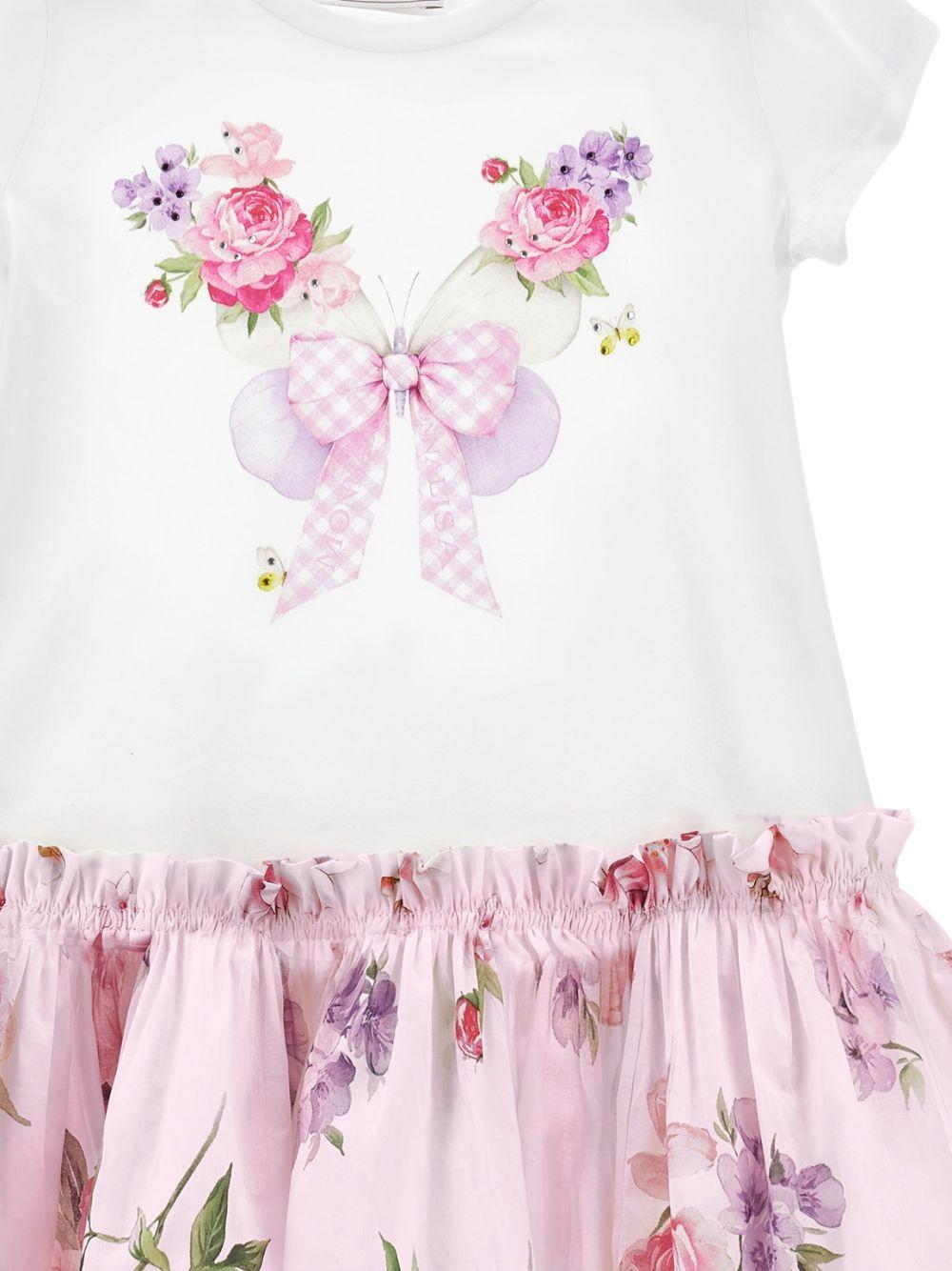 Abito per bambina Monnalisa floreale - Ninna Nanna