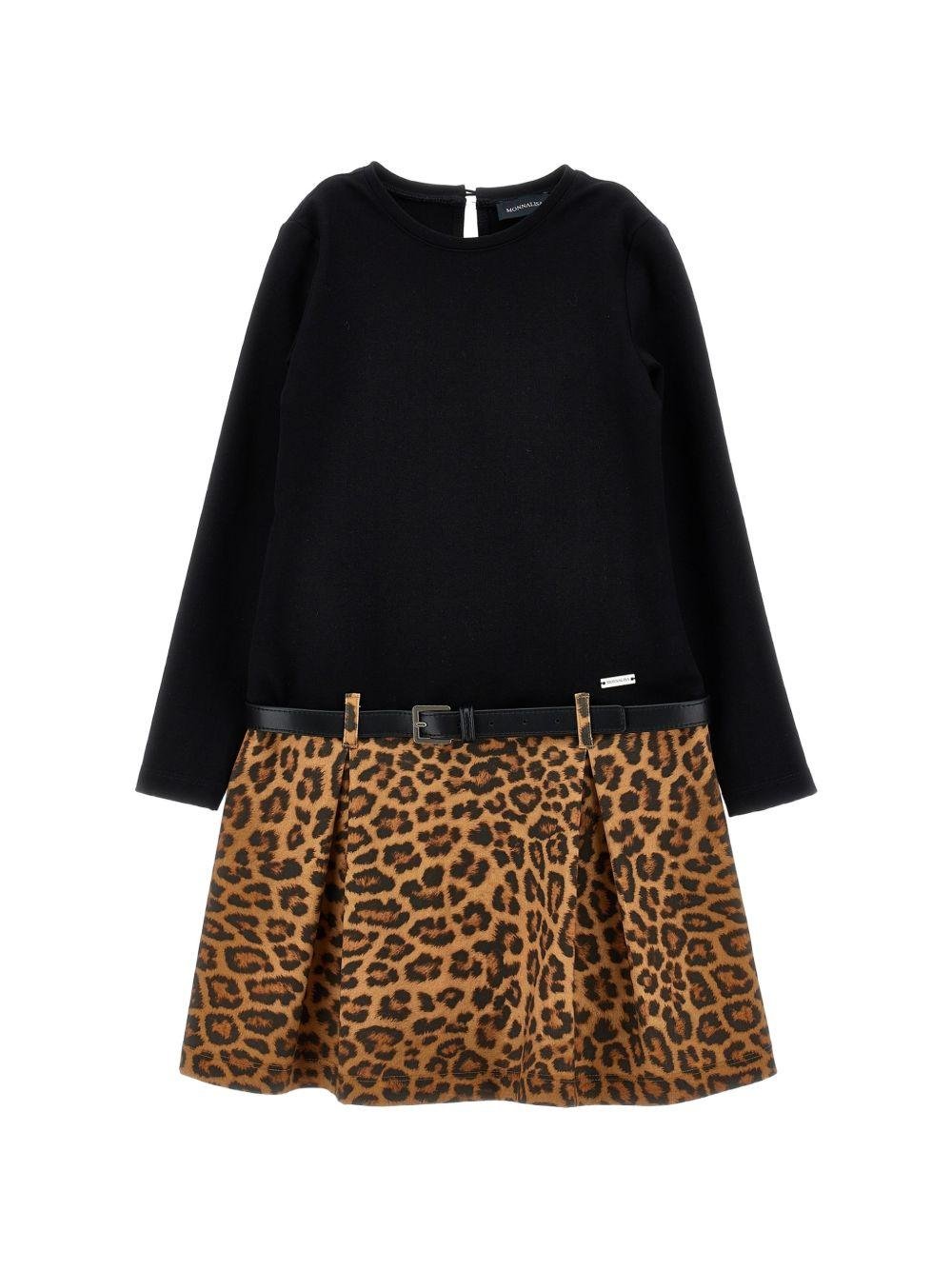 Abito per bambina Monnalisa leopardato - Ninna Nanna